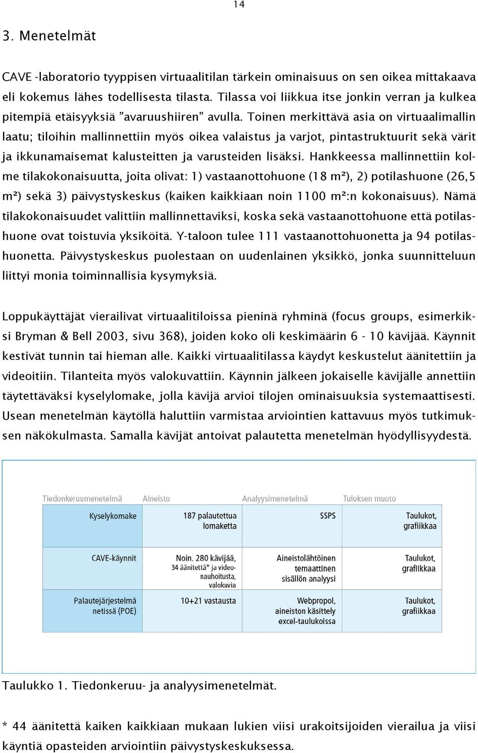 Toinen merkittävä asia on virtuaalimallin laatu; tiloihin mallinnettiin myös oikea valaistus ja varjot, pintastruktuurit sekä värit ja ikkunamaisemat kalusteitten ja varusteiden lisäksi.