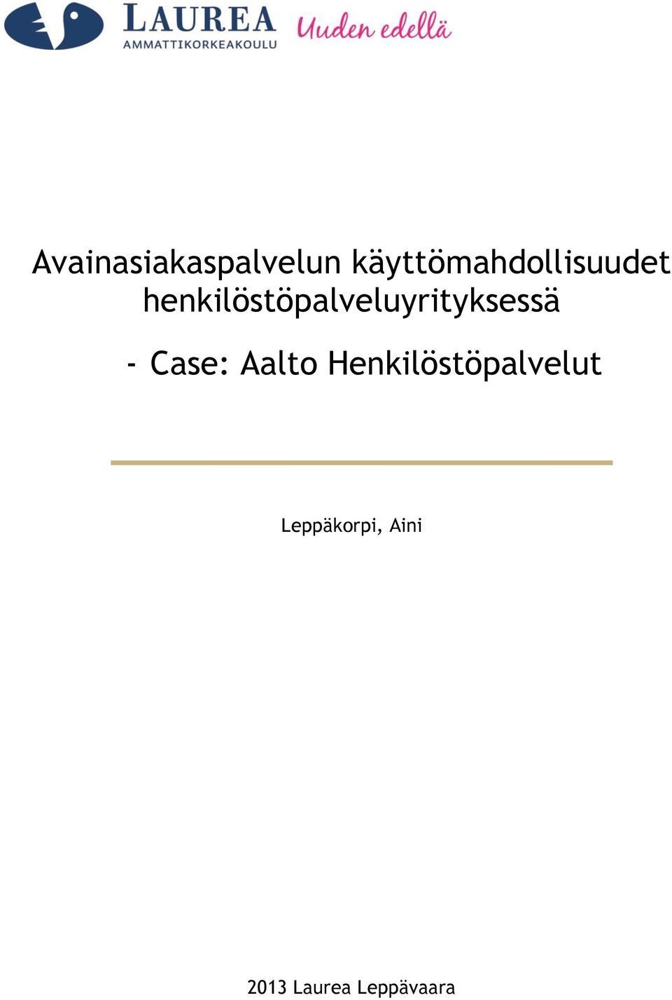 henkilöstöpalveluyrityksessä -