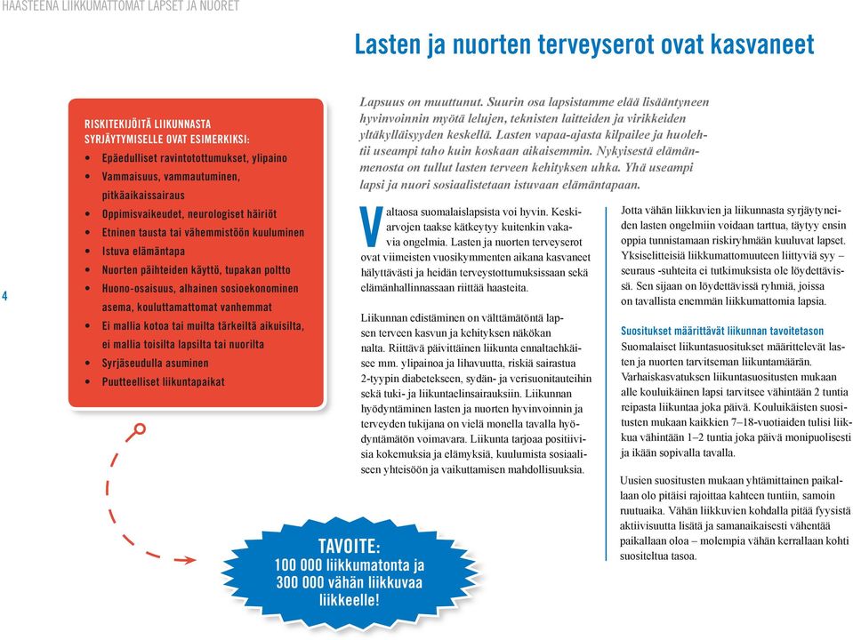 Lasten vapaa-ajasta kilpailee ja huolehtii useampi taho kuin koskaan aikaisemmin. Nykyisestä elämänmenosta on tullut lasten terveen kehityksen uhka.