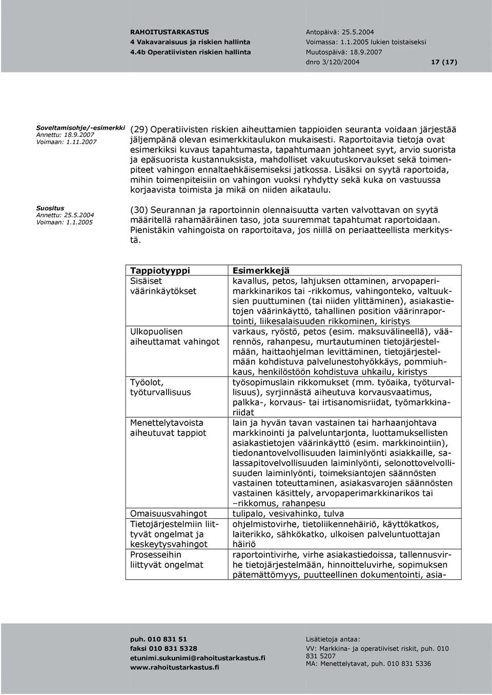 ennaltaehkäisemiseksi jatkossa. Lisäksi on syytä raportoida, mihin toimenpiteisiin on vahingon vuoksi ryhdytty sekä kuka on vastuussa korjaavista toimista ja mikä on niiden aikataulu.