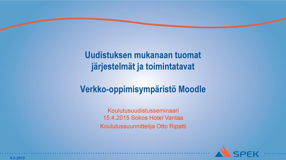 Koulutusuudistusseminaari 15.4.