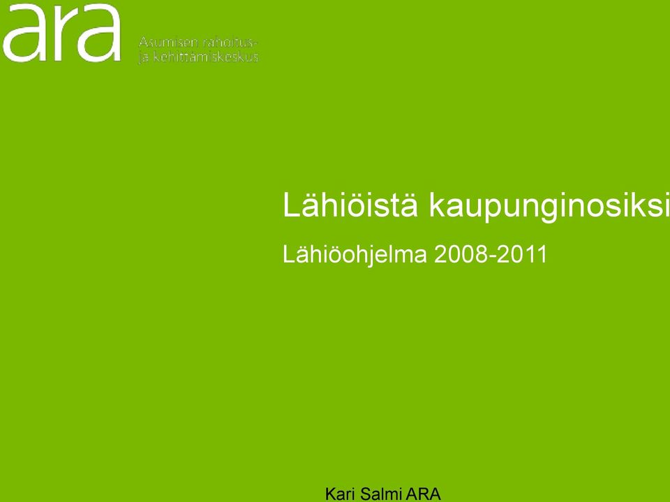 Lähiöohjelma