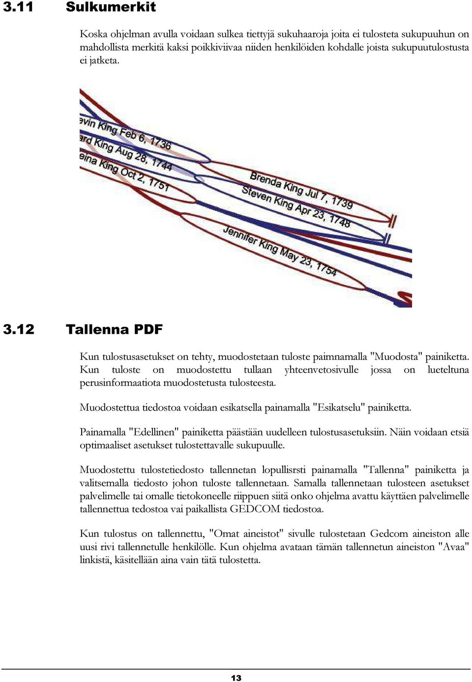 Kun tuloste on muodostettu tullaan yhteenvetosivulle jossa on lueteltuna perusinformaatiota muodostetusta tulosteesta. Muodostettua tiedostoa voidaan esikatsella painamalla "Esikatselu" painiketta.