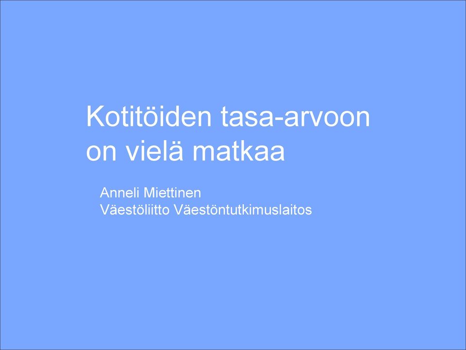 Miettinen Väestöliitto