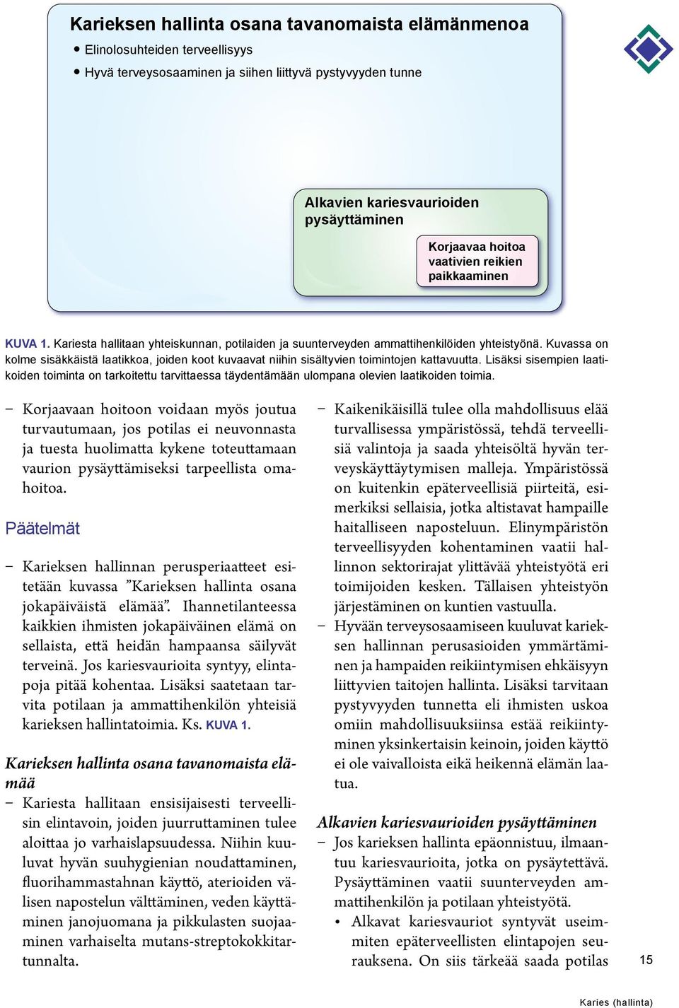 Kuvassa on kolme sisäkkäistä laatikkoa, joiden koot kuvaavat niihin sisältyvien toimintojen kattavuutta.