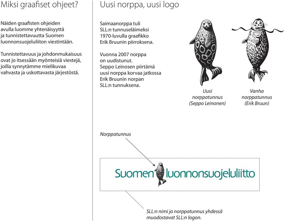 Tunnistettavuus ja johdonmukaisuus ovat jo itsessään myönteisiä viestejä, joilla synnytämme mielikuvaa vahvasta ja uskottavasta järjestöstä.