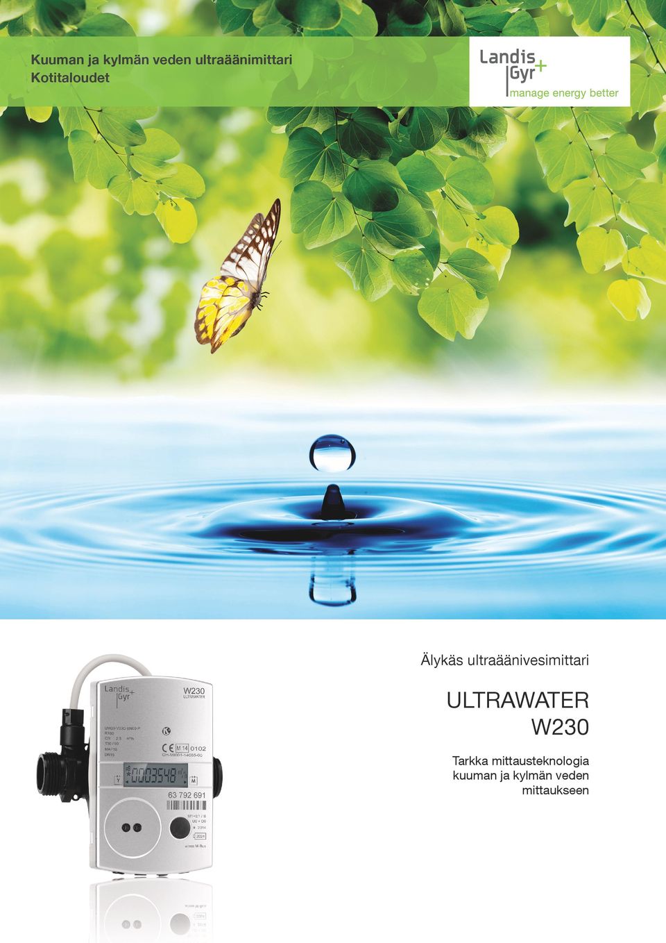 ultraäänivesimittari ULTRAWATER W230