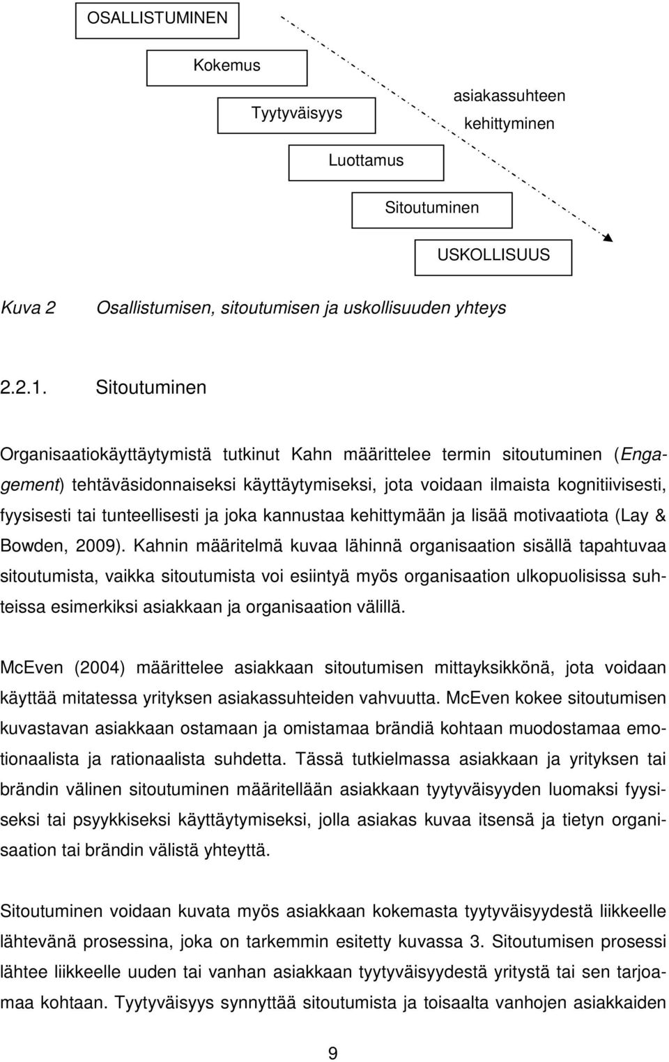 tunteellisesti ja joka kannustaa kehittymään ja lisää motivaatiota (Lay & Bowden, 2009).