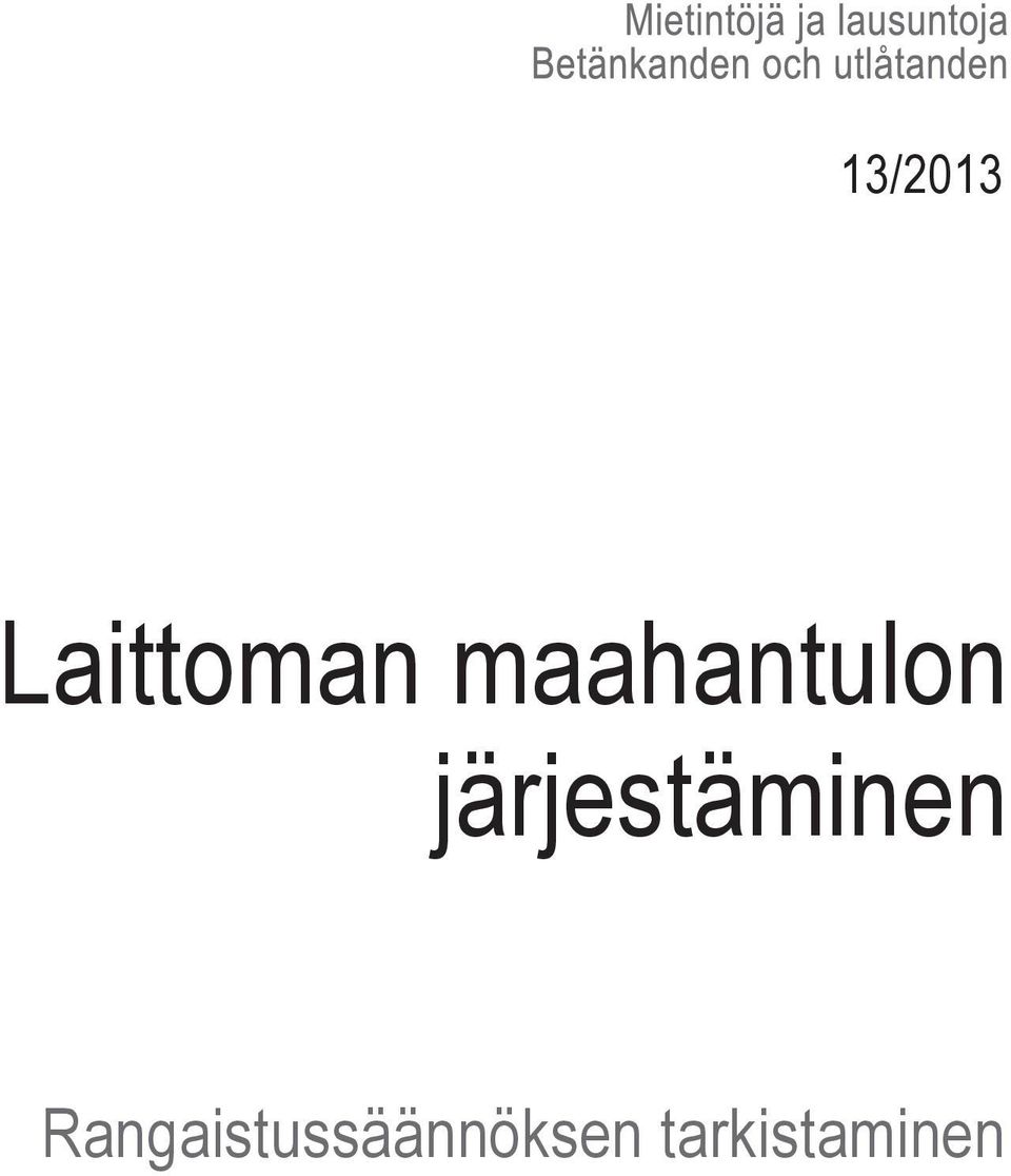 järjestäminen