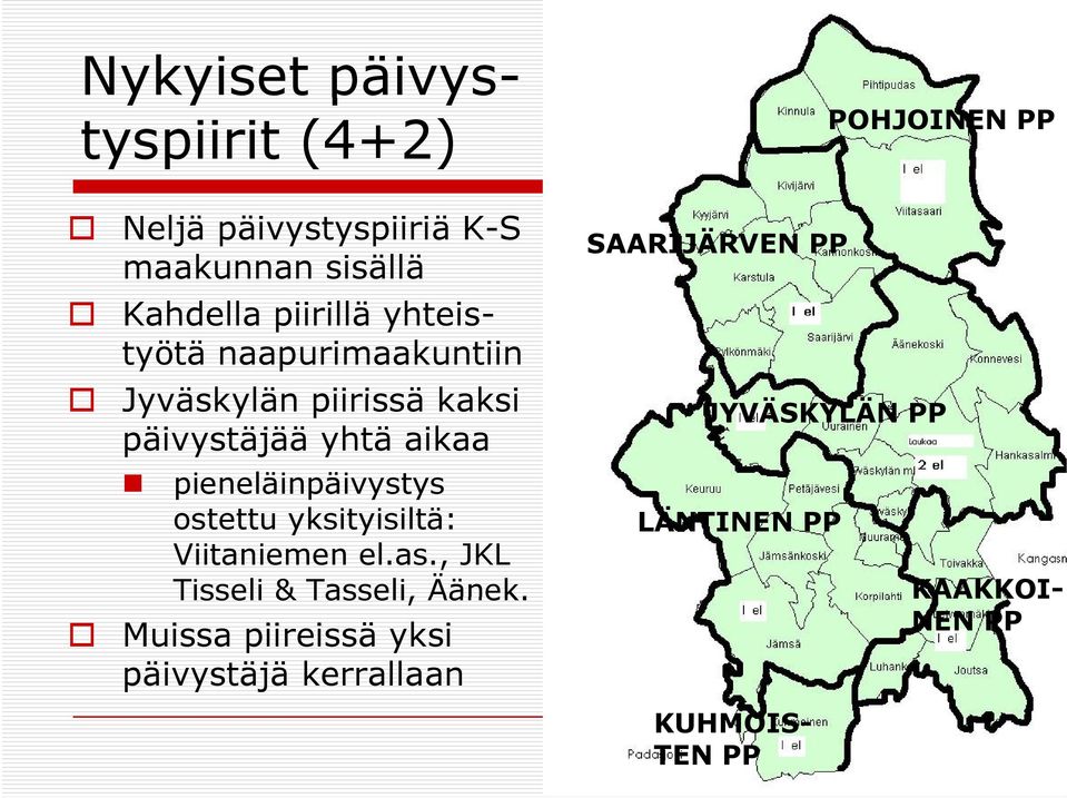 pieneläinpäivystys p y ostettu yksityisiltä: Viitaniemen el.as., JKL Tisseli & Tasseli, Äänek.