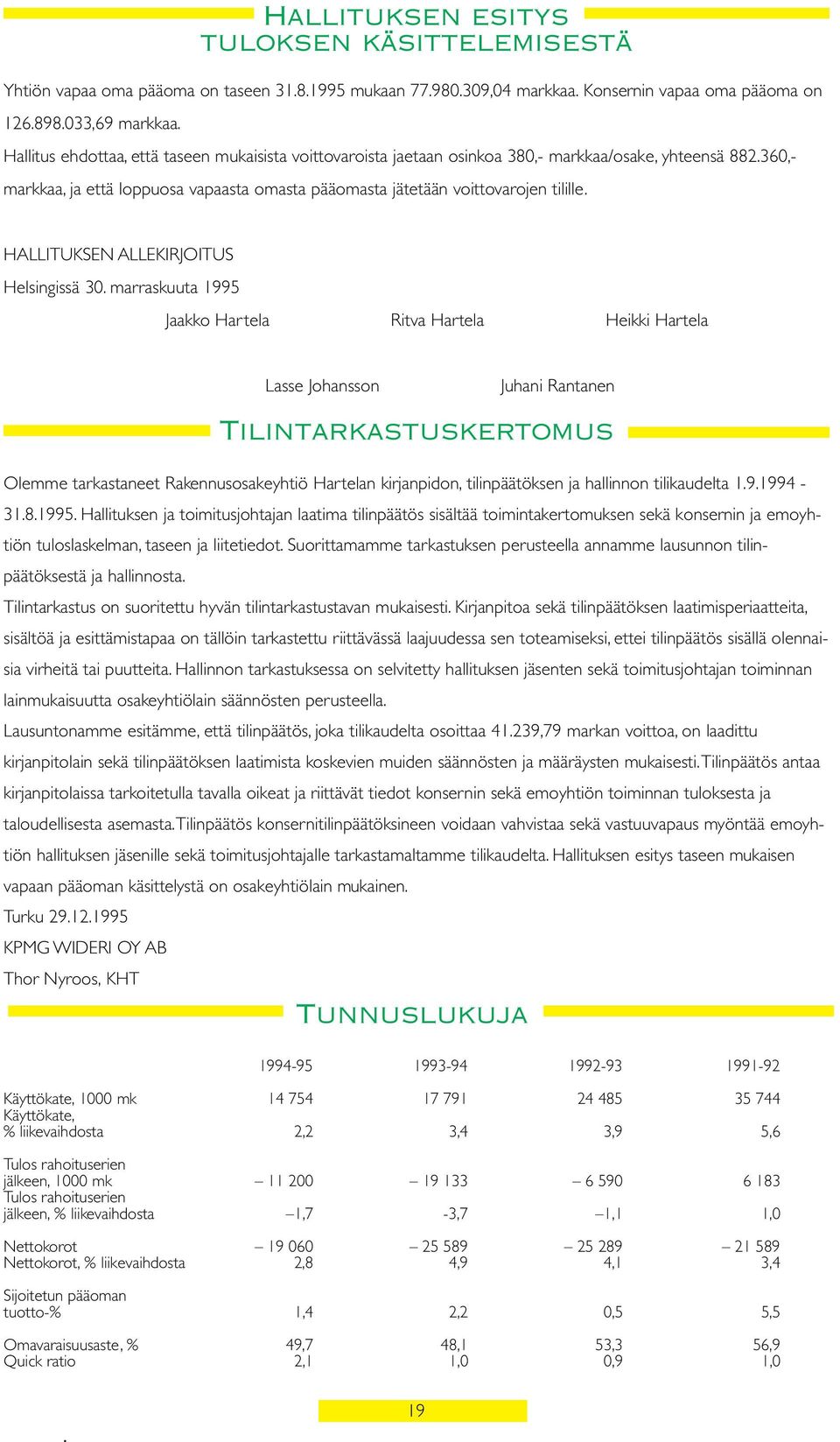 HALLITUKSEN ALLEKIRJOITUS Helsingissä 30.