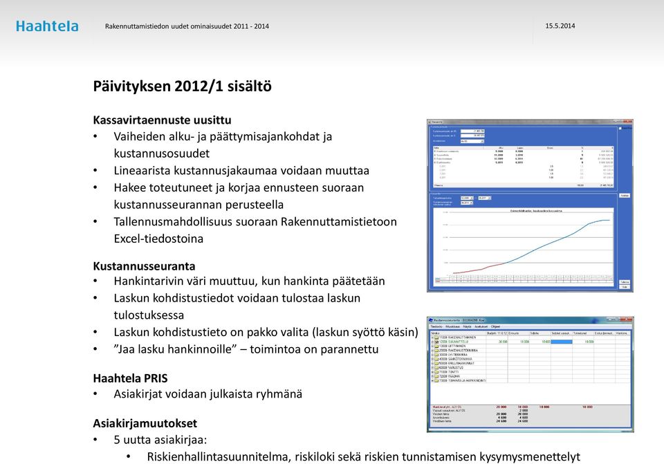 hankinta päätetään Laskun kohdistustiedot voidaan tulostaa laskun tulostuksessa Laskun kohdistustieto on pakko valita (laskun syöttö käsin) Jaa lasku hankinnoille toimintoa on