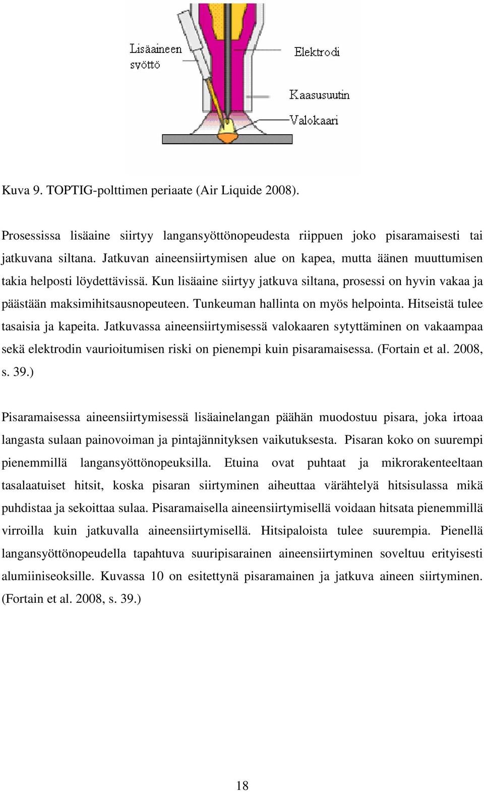 Tunkeuman hallinta on myös helpointa. Hitseistä tulee tasaisia ja kapeita.