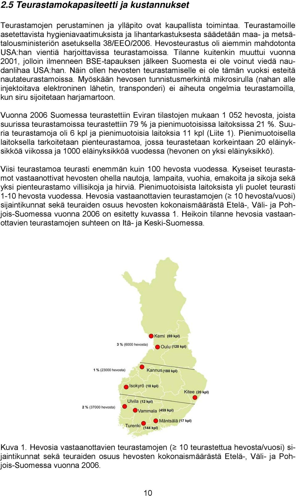 Hevosteurastus oli aiemmin mahdotonta USA:han vientiä harjoittavissa teurastamoissa.