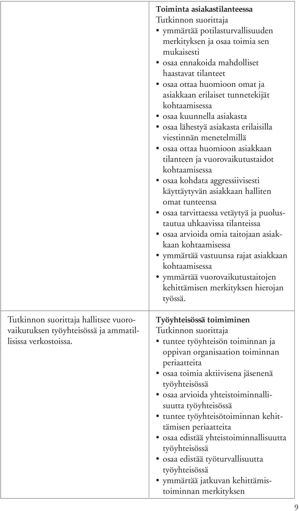 tunnetekijät kohtaamisessa osaa kuunnella asiakasta osaa lähestyä asiakasta erilaisilla viestinnän menetelmillä osaa ottaa huomioon asiakkaan tilanteen ja vuorovaikutustaidot kohtaamisessa osaa