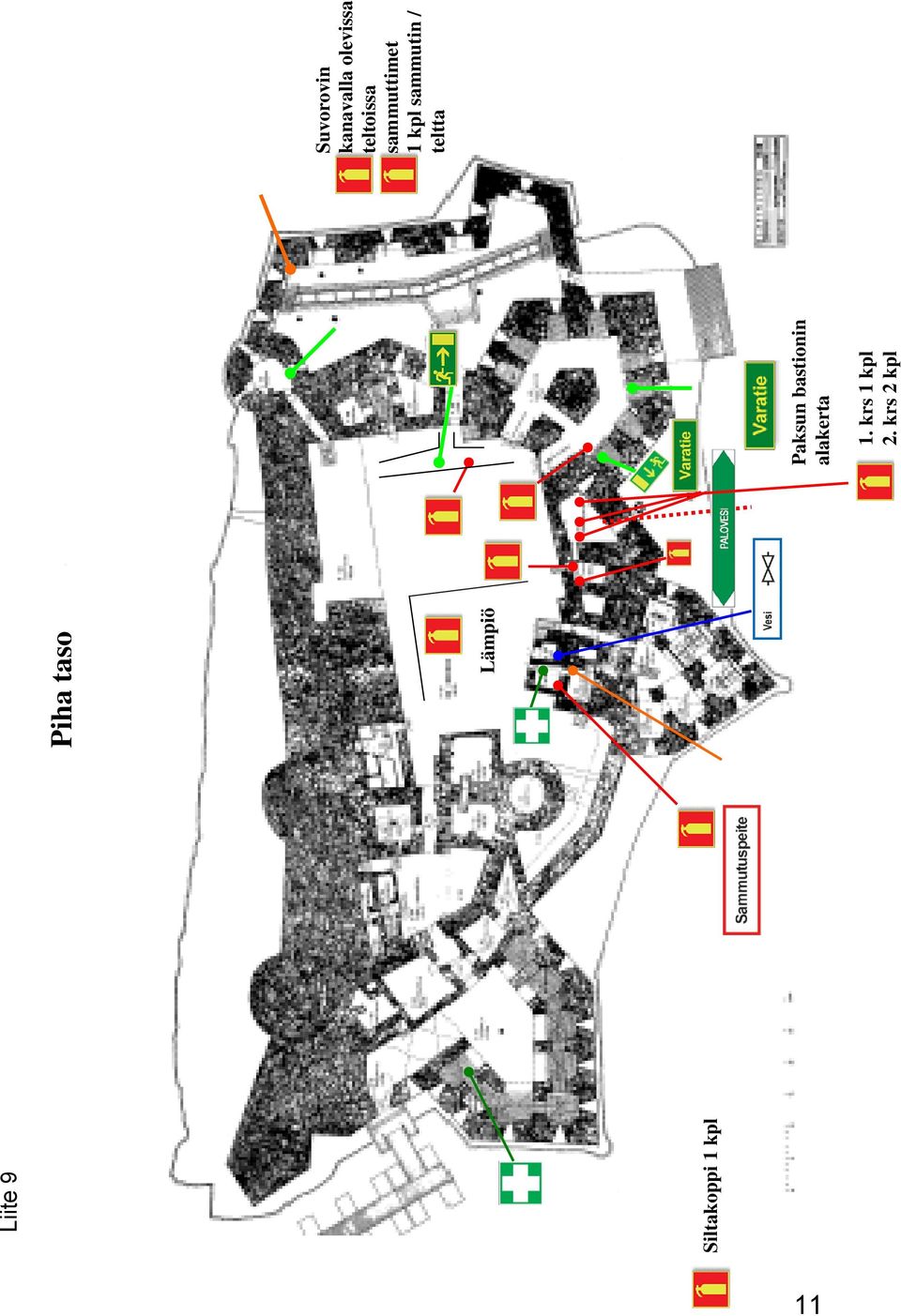 teltoissa sammuttimet 1 kpl sammutin /