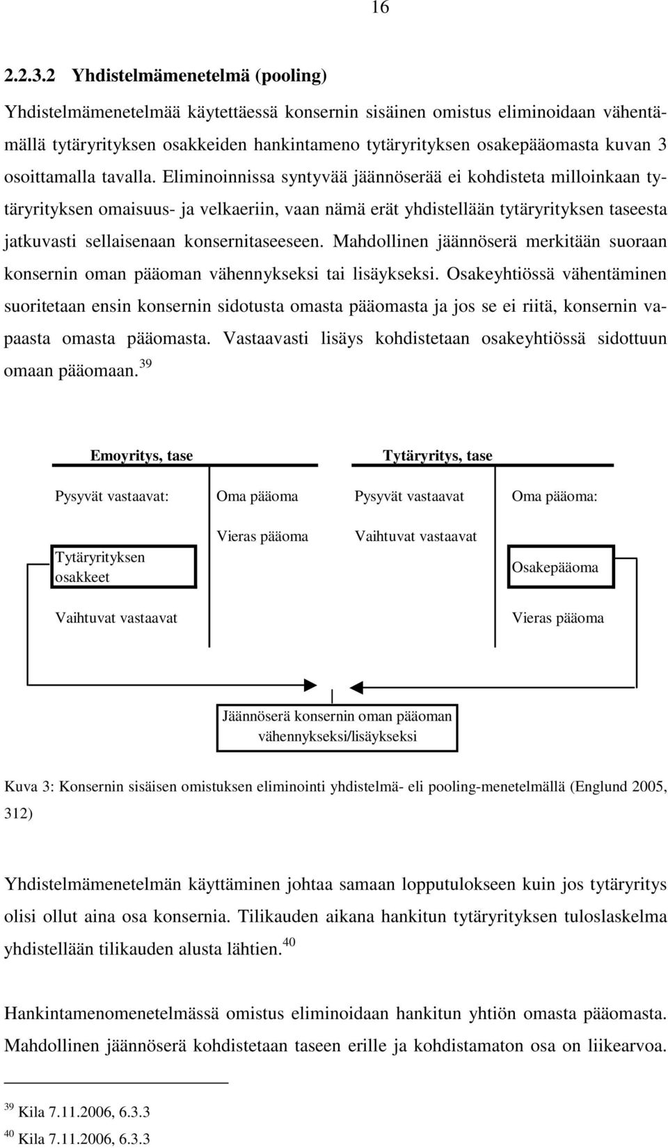 osoittamalla tavalla.