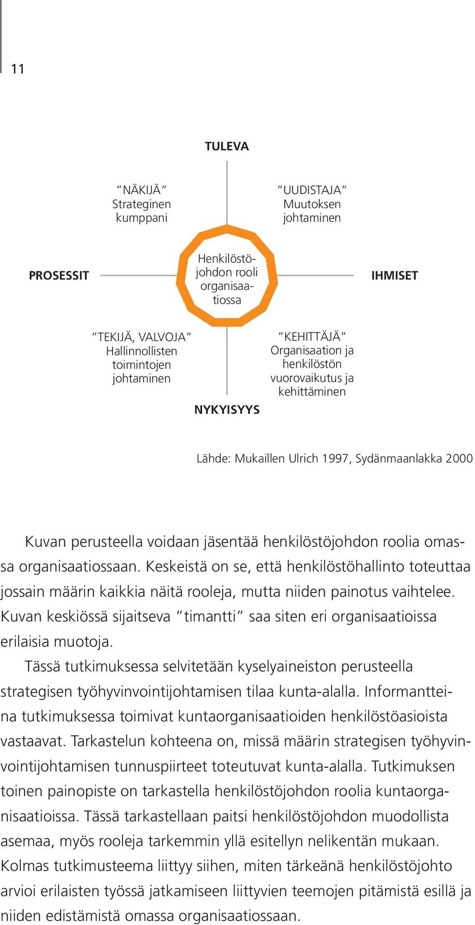 organisaatiossaan. Keskeistä on se, että henkilöstöhallinto toteuttaa jossain määrin kaikkia näitä rooleja, mutta niiden painotus vaihtelee.