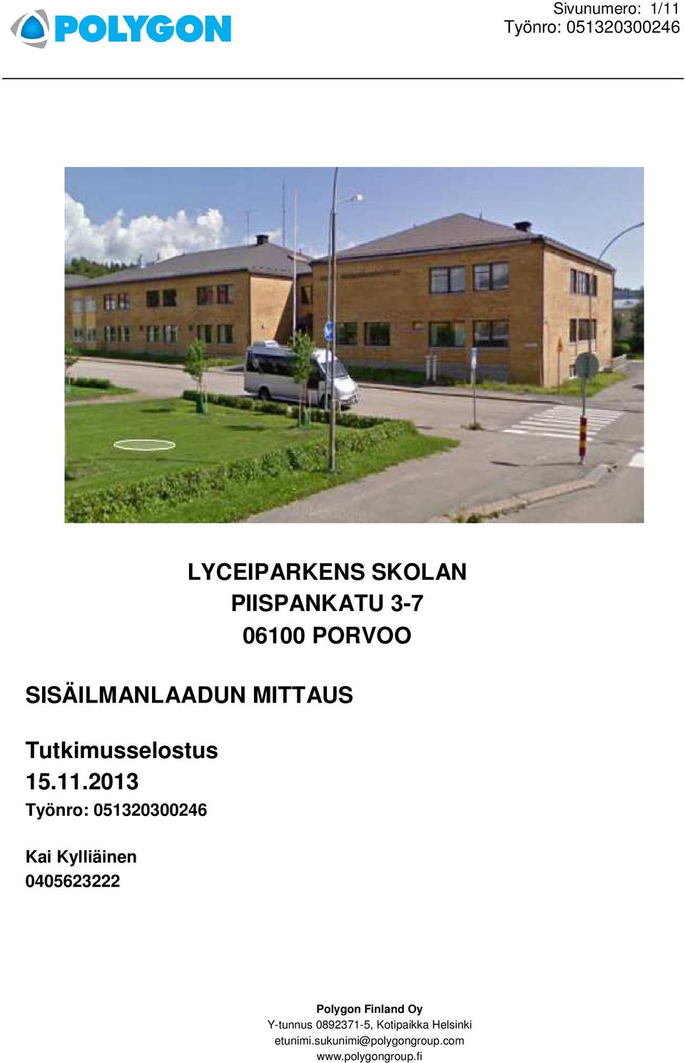 SISÄILMANLAADUN MITTAUS