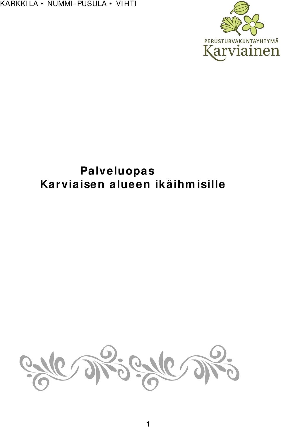 VIHTI Palveluopas