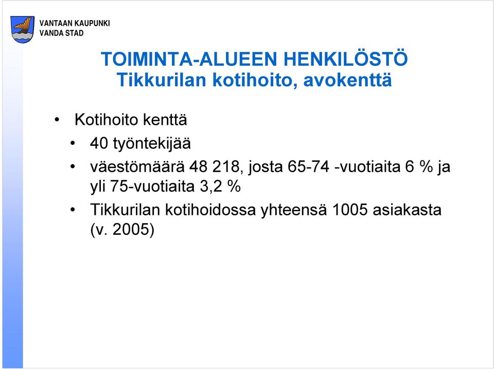 48 218, josta 65 74 vuotiaita 6 % ja yli 75 vuotiaita