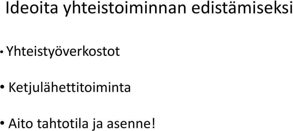 Yhteistyöverkostot