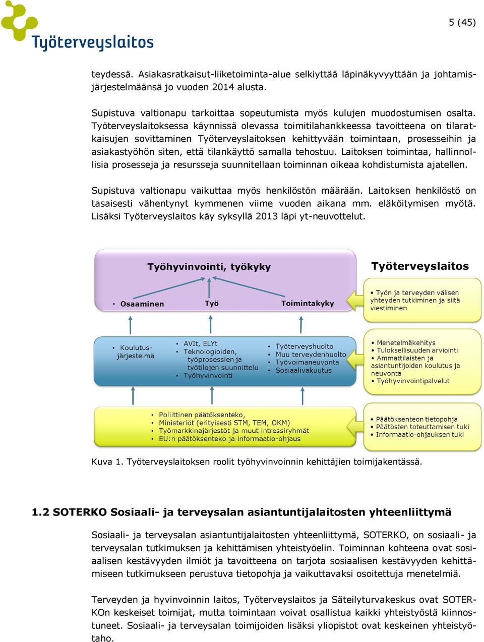 Työterveyslaitoksessa käynnissä olevassa toimitilahankkeessa tavoitteena on tilaratkaisujen sovittaminen Työterveyslaitoksen kehittyvään toimintaan, prosesseihin ja asiakastyöhön siten, että