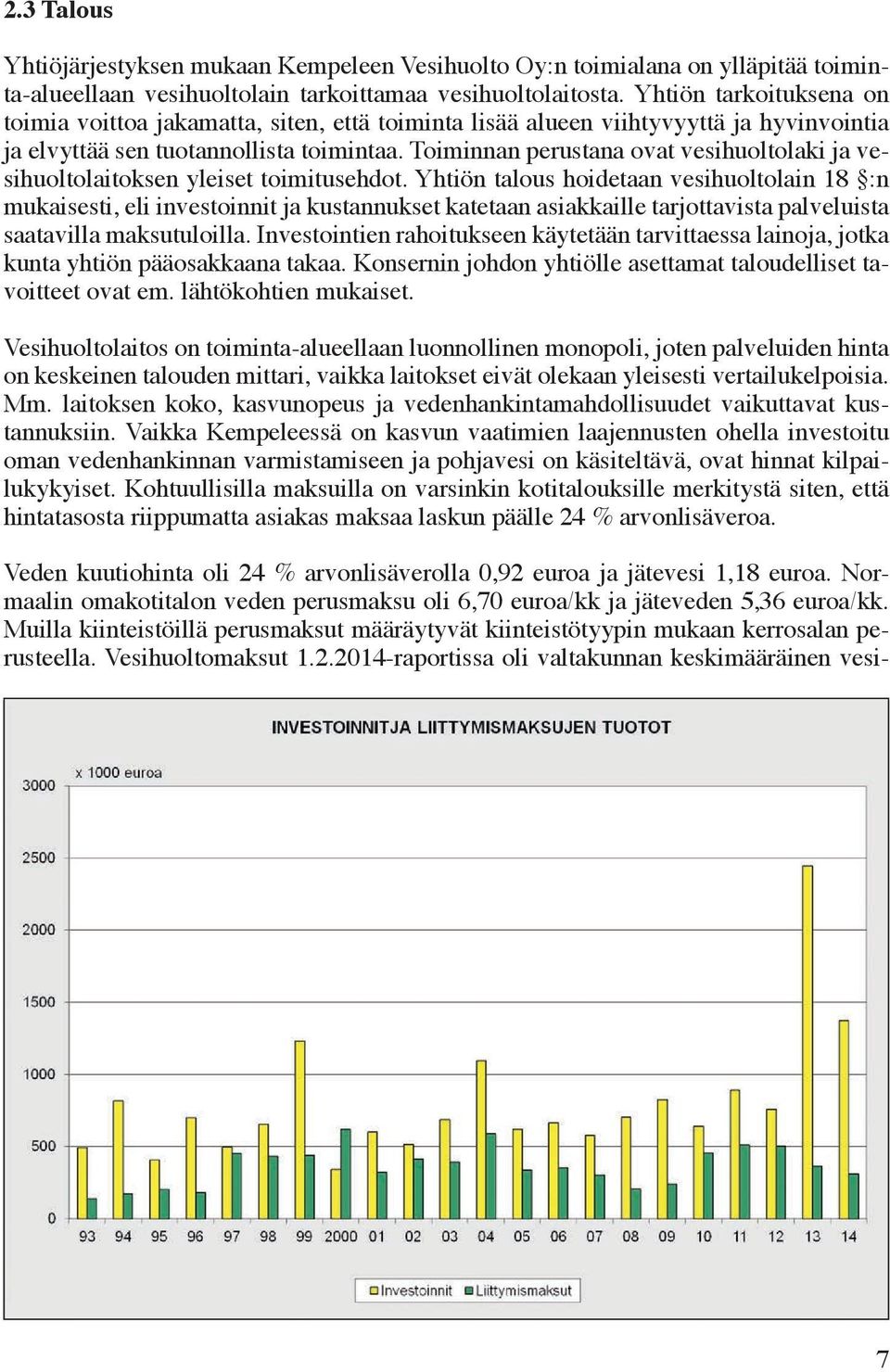 Toiminnan perustana ovat vesihuoltolaki ja vesihuoltolaitoksen yleiset toimitusehdot.