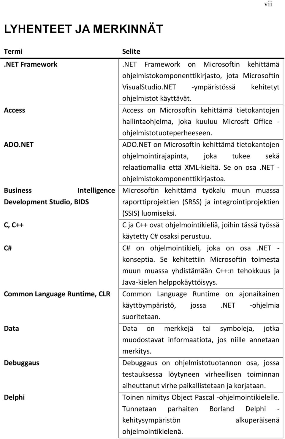 NET on Microsoftin kehittämä tietokantojen ohjelmointirajapinta, joka tukee sekä relaatiomallia että XML-kieltä. Se on osa.net - ohjelmistokomponenttikirjastoa.