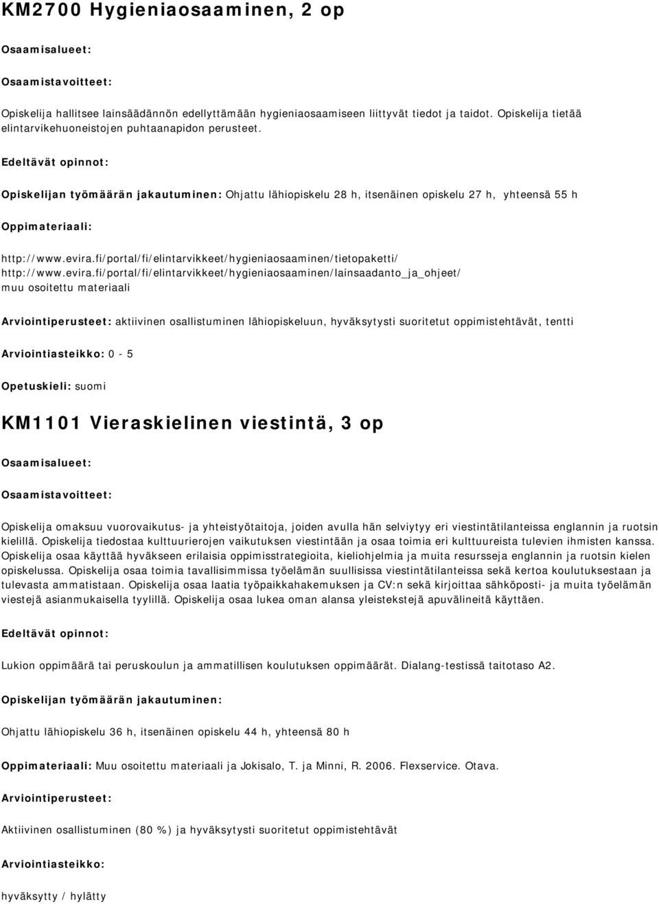 fi/portal/fi/elintarvikkeet/hygieniaosaaminen/tietopaketti/ http://www.evira.