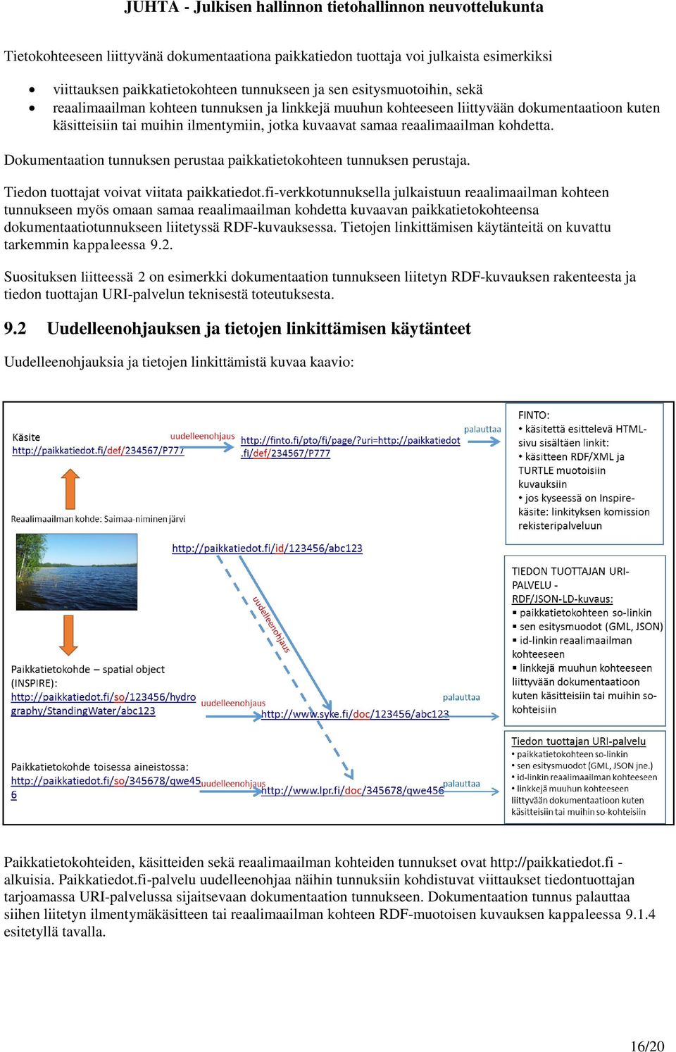 Tiedon tuottajat voivat viitata paikkatiedot.