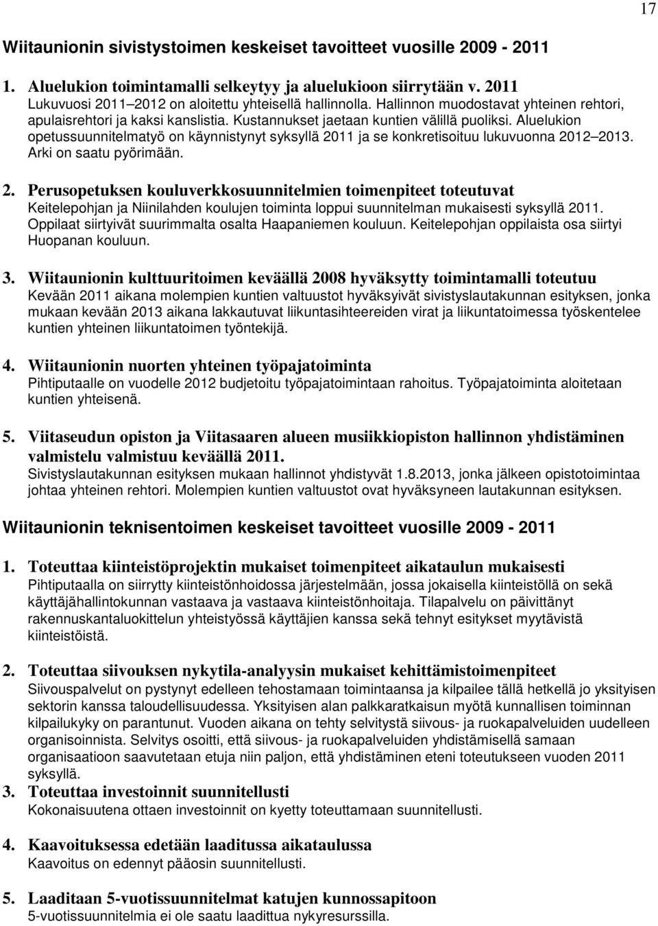 Aluelukion opetussuunnitelmatyö on käynnistynyt syksyllä 20