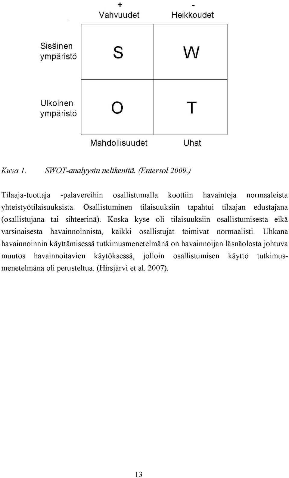 Osallistuminen tilaisuuksiin tapahtui tilaajan edustajana (osallistujana tai sihteerinä).