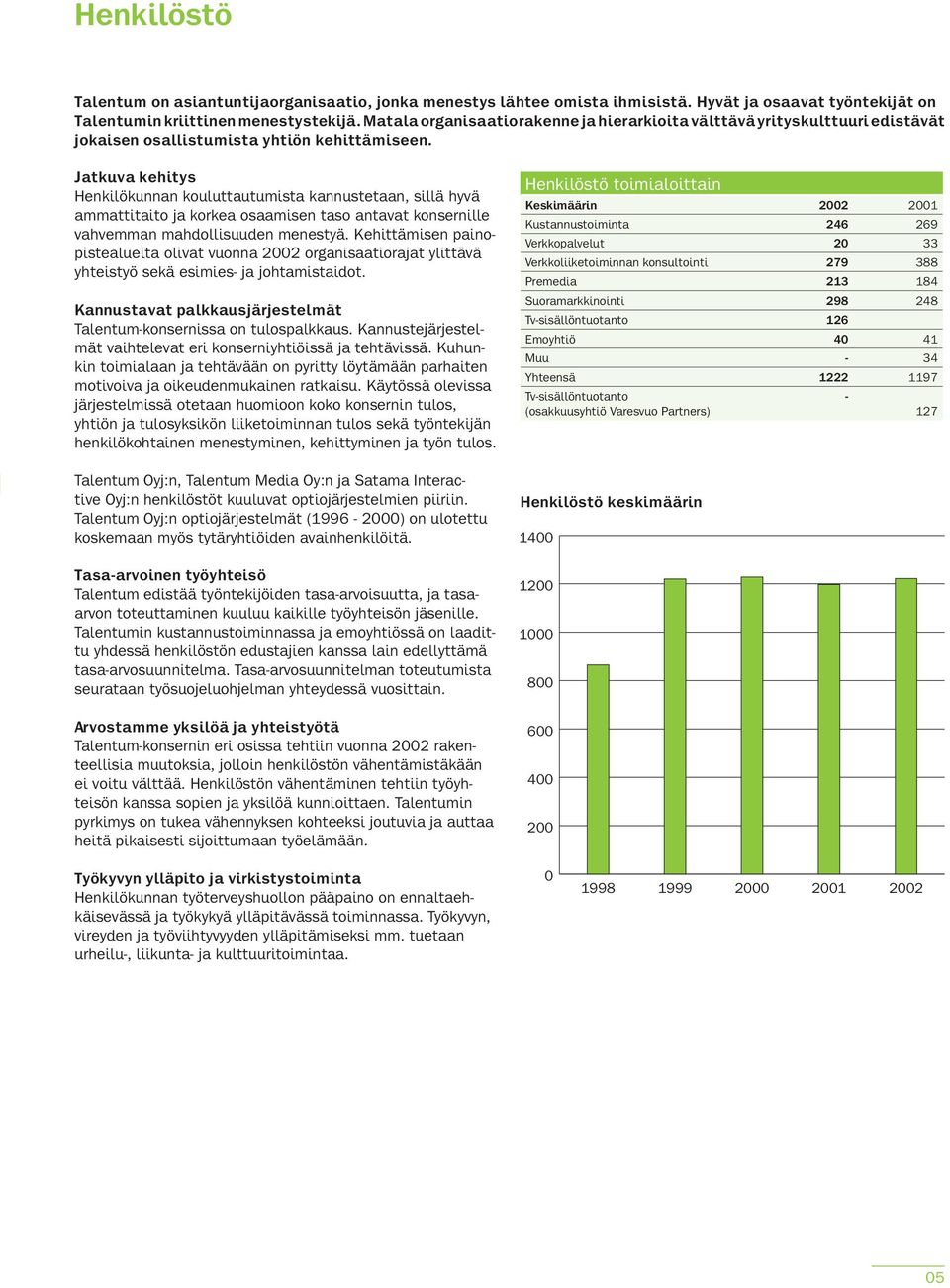 Jatkuva kehitys Henkilökunnan kouluttautumista kannustetaan, sillä hyvä ammattitaito ja korkea osaamisen taso antavat konsernille vahvemman mahdollisuuden menestyä.