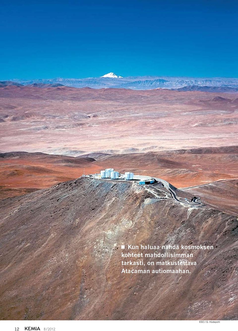 on matkustettava Atacaman