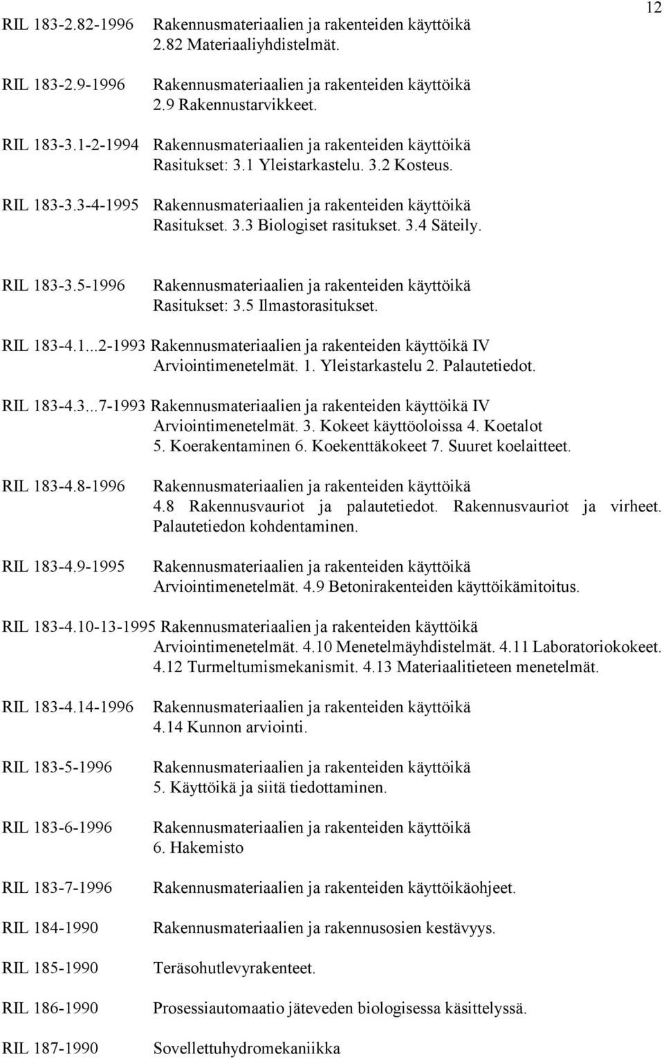 Koetalot 5. Koerakentaminen 6. Koekenttäkokeet 7. Suuret koelaitteet. RIL 183-4.8-1996 RIL 183-4.9-1995 4.8 Rakennusvauriot ja palautetiedot. Rakennusvauriot ja virheet. Palautetiedon kohdentaminen.