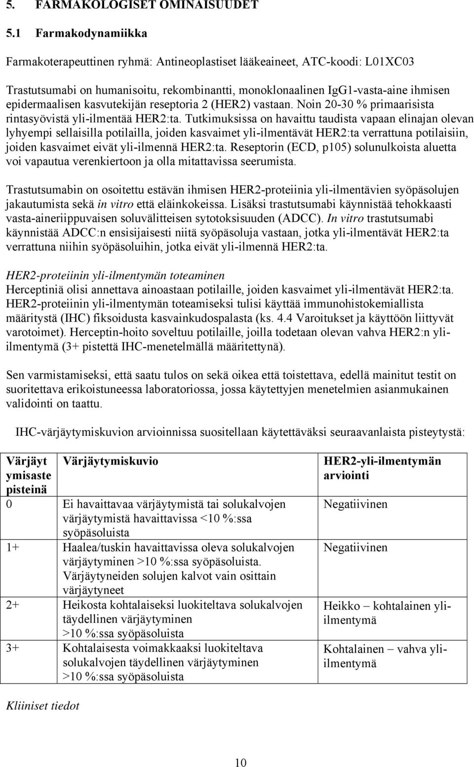 kasvutekijän reseptoria 2 (HER2) vastaan. Noin 20-30 % primaarisista rintasyövistä yli-ilmentää HER2:ta.