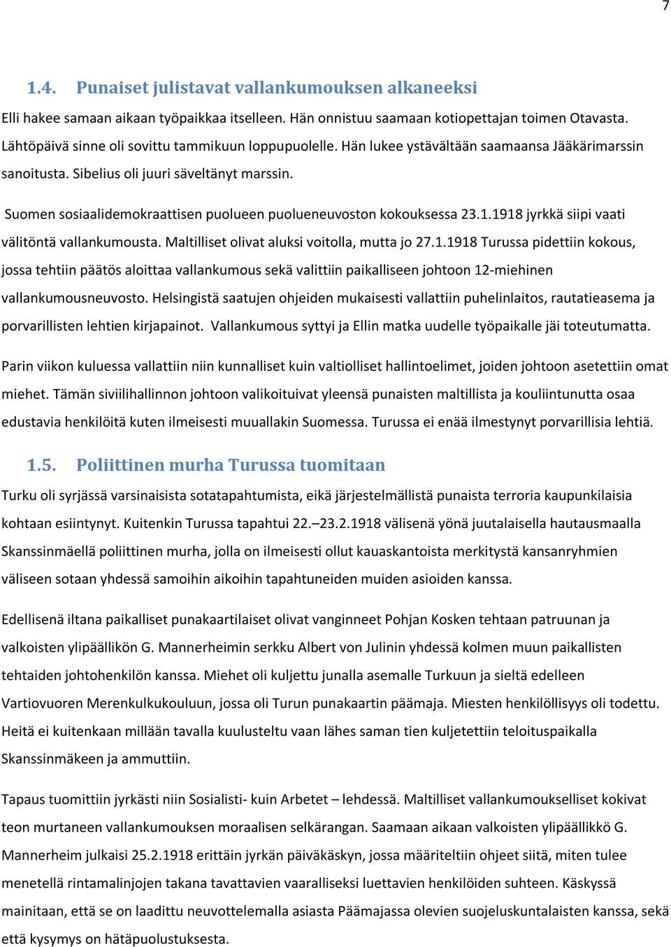 Suomen sosiaalidemokraattisen puolueen puolueneuvoston kokouksessa 23.1.