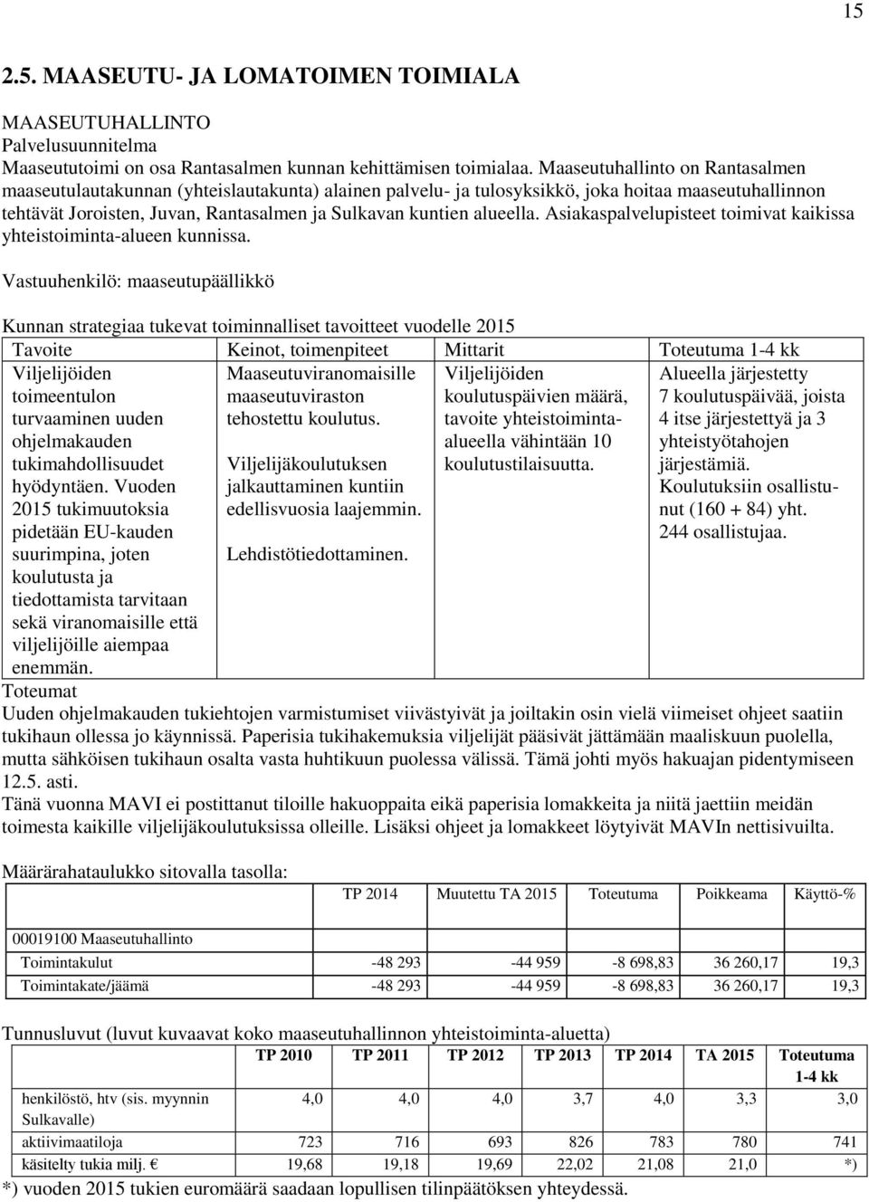 alueella. Asiakaspalvelupisteet toimivat kaikissa yhteistoiminta-alueen kunnissa.