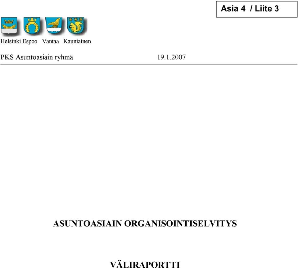 Asuntoasiain ryhmä 19