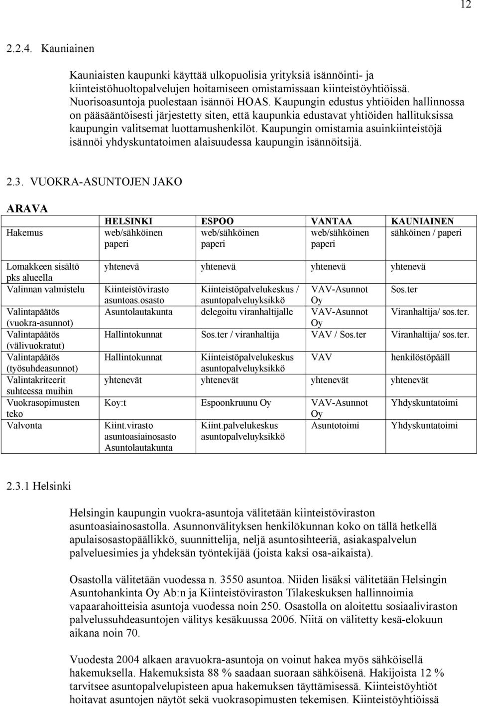 Kaupungin edustus yhtiöiden hallinnossa on pääsääntöisesti järjestetty siten, että kaupunkia edustavat yhtiöiden hallituksissa kaupungin valitsemat luottamushenkilöt.