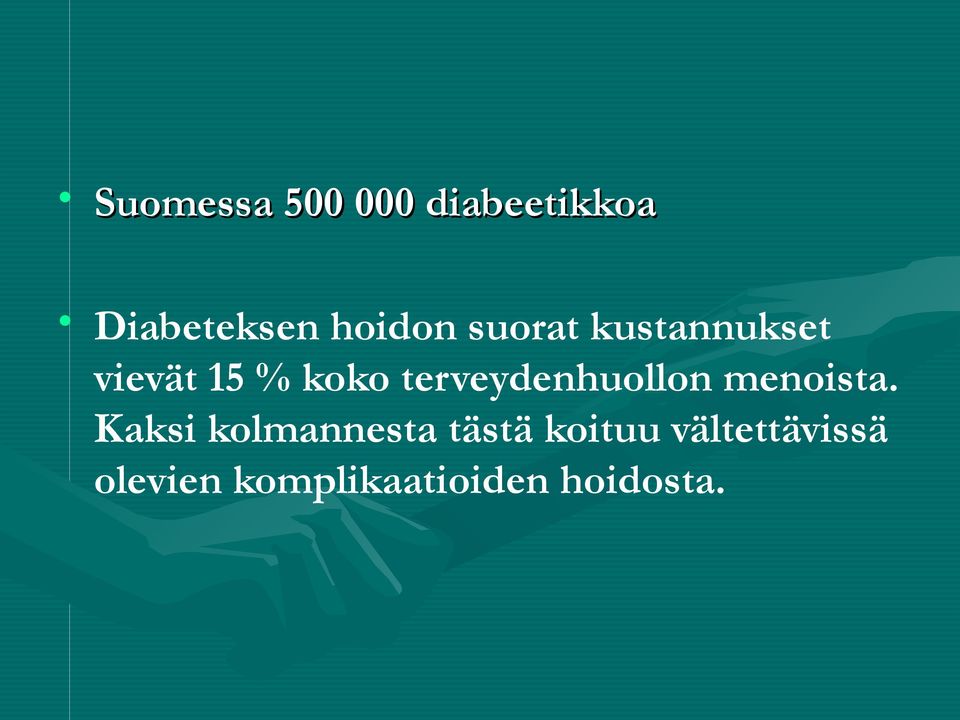 terveydenhuollon menoista.