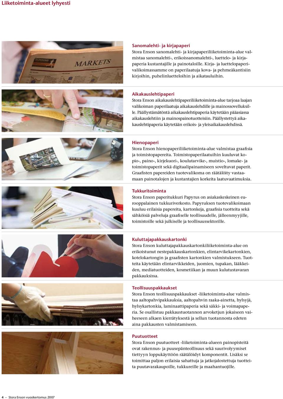Aikakauslehtipaperi Stora Enson aikakauslehtipaperiliiketoiminta-alue tarjoaa laajan valikoiman paperilaatuja aikakauslehdille ja mainossovelluksille.
