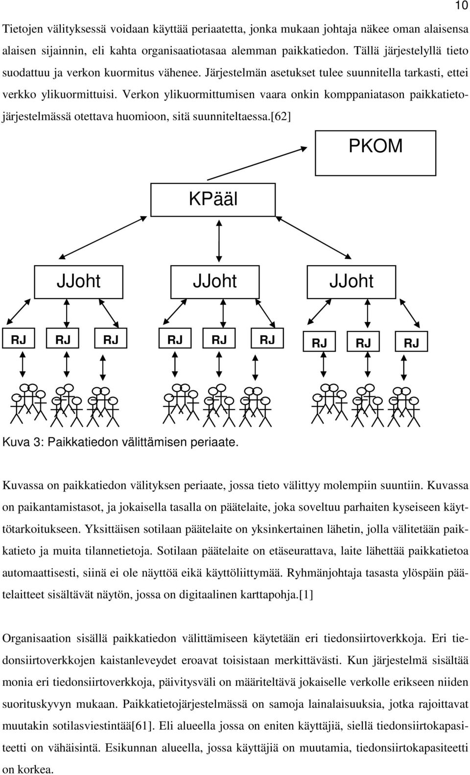 Verkon ylikuormittumisen vaara onkin komppaniatason paikkatietojärjestelmässä otettava huomioon, sitä suunniteltaessa.