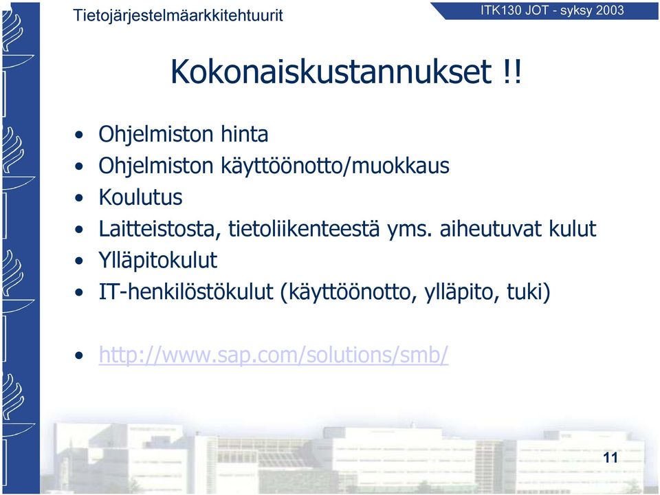 Koulutus Laitteistosta, tietoliikenteestä yms.