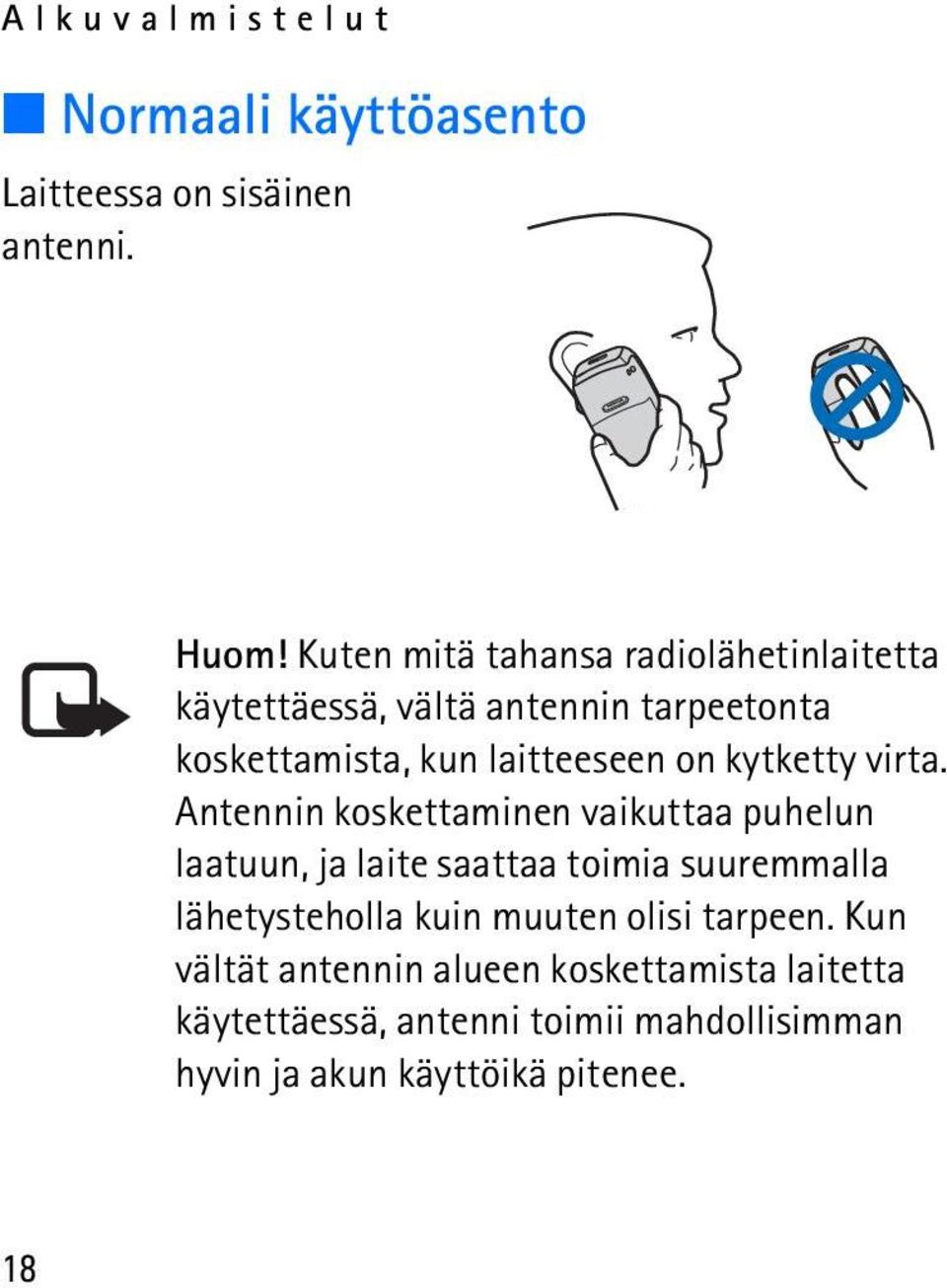 kytketty virta.