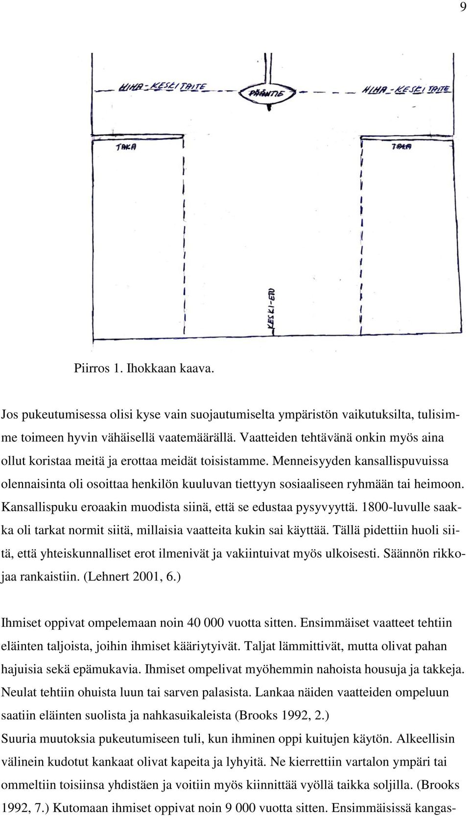 Menneisyyden kansallispuvuissa olennaisinta oli osoittaa henkilön kuuluvan tiettyyn sosiaaliseen ryhmään tai heimoon. Kansallispuku eroaakin muodista siinä, että se edustaa pysyvyyttä.