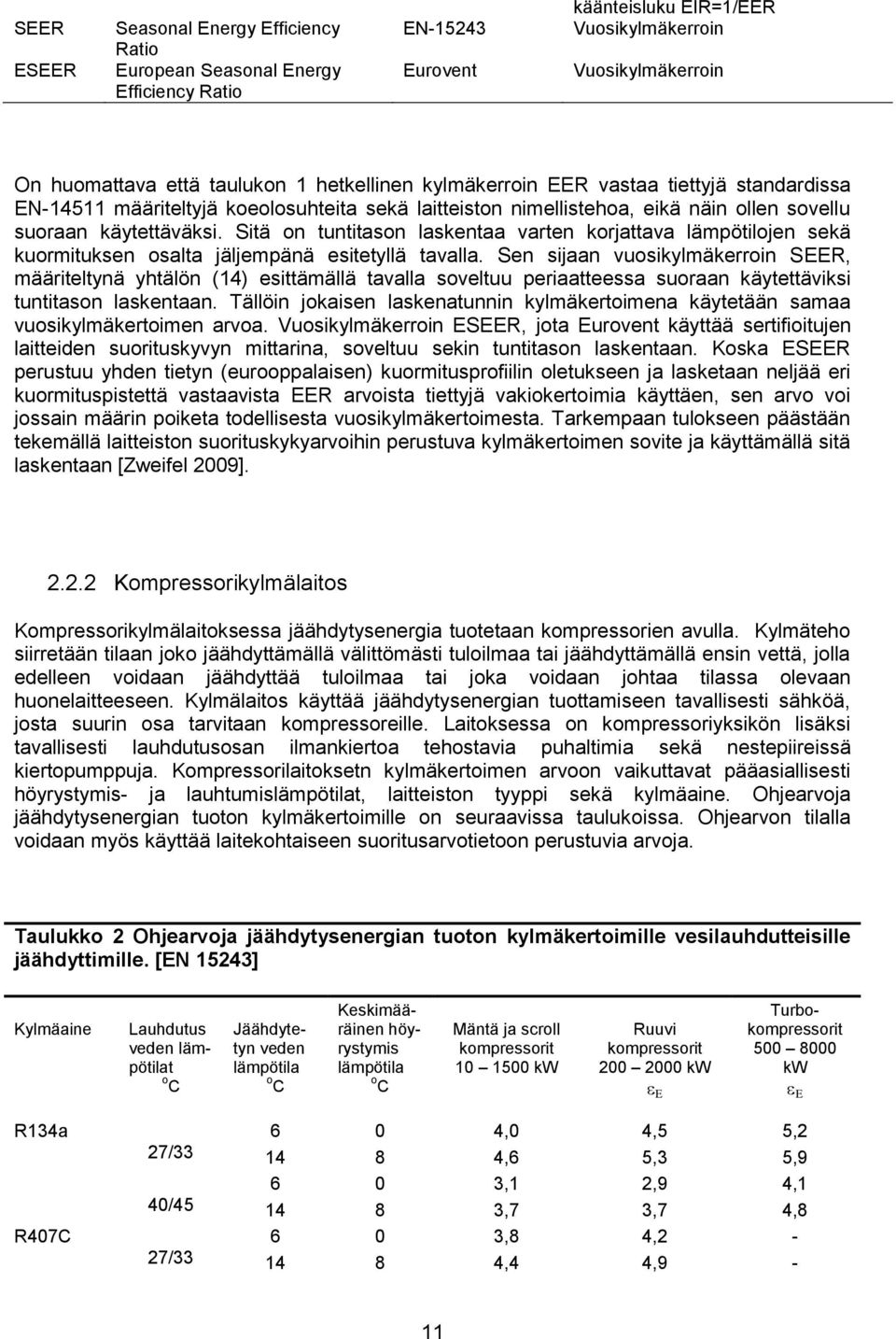 Sitä on tuntitason laskentaa varten korjattava lämpötilojen sekä kuormituksen osalta jäljempänä esitetyllä tavalla.