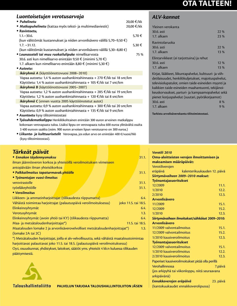 5,30 (kun välittömät kustannukset ja niiden arvonlisävero välillä 5,30 8,80 ) Lounasseteli tai muu ruokailulipuke nimellisarvosta 75