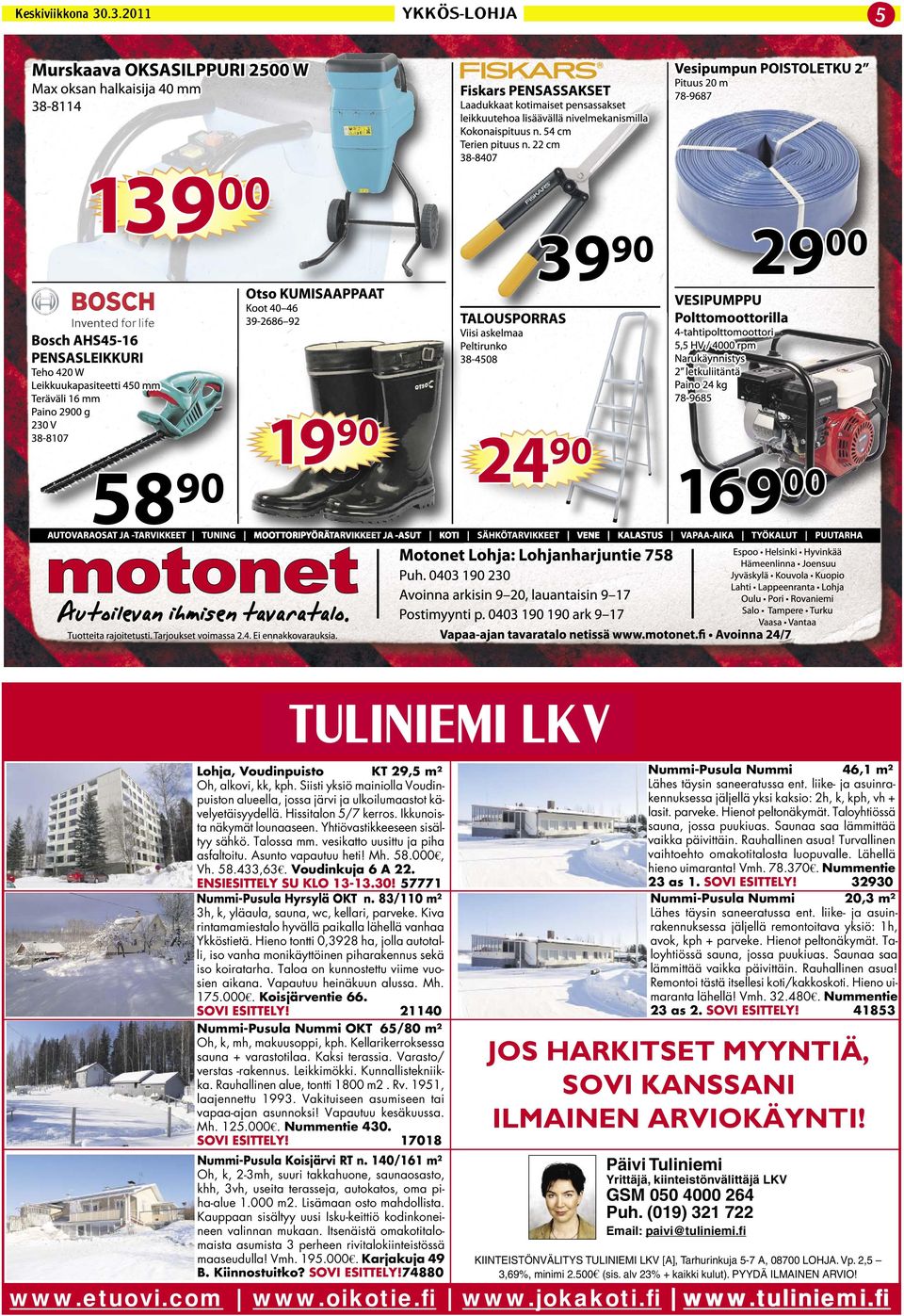 ENSIESITTELY SU KLO 13-13.30! 57771 Nummi-Pusula Hyrsylä OKT n. 83/110 m² 3h, k, yläaula, sauna, wc, kellari, parveke. Kiva rintamamiestalo hyvällä paikalla lähellä vanhaa Ykköstietä.